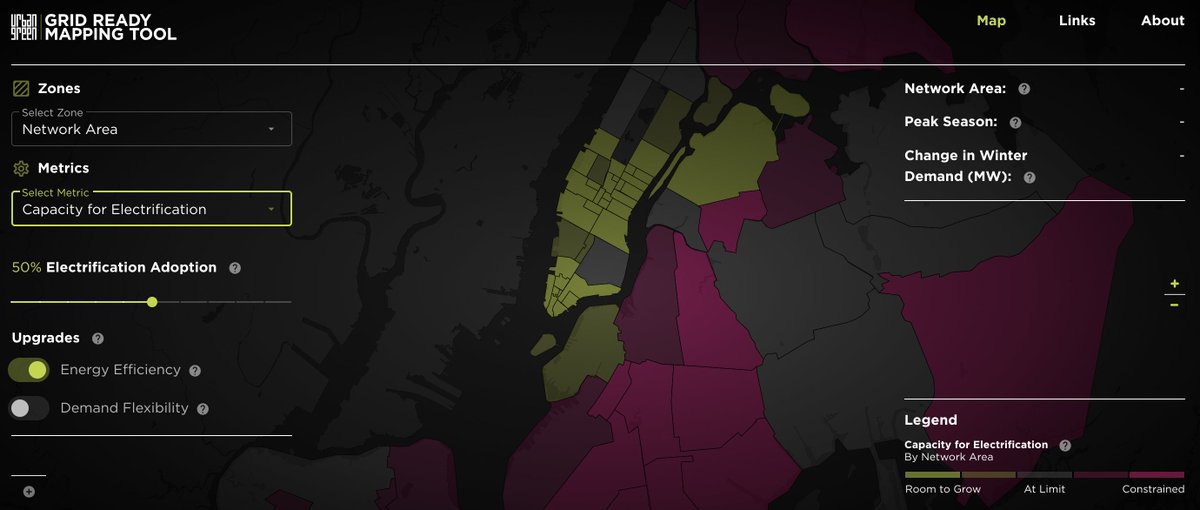 Understanding how building electrification will impact #NYC has been made easier with @UrbanGreen’s new interactive mapping tool! Explore the future of #Decarbonization and help our city become a #CleanEnergyCommunity. Check it out here: maps.urbangreencouncil.org/?_ga=2.2242235…