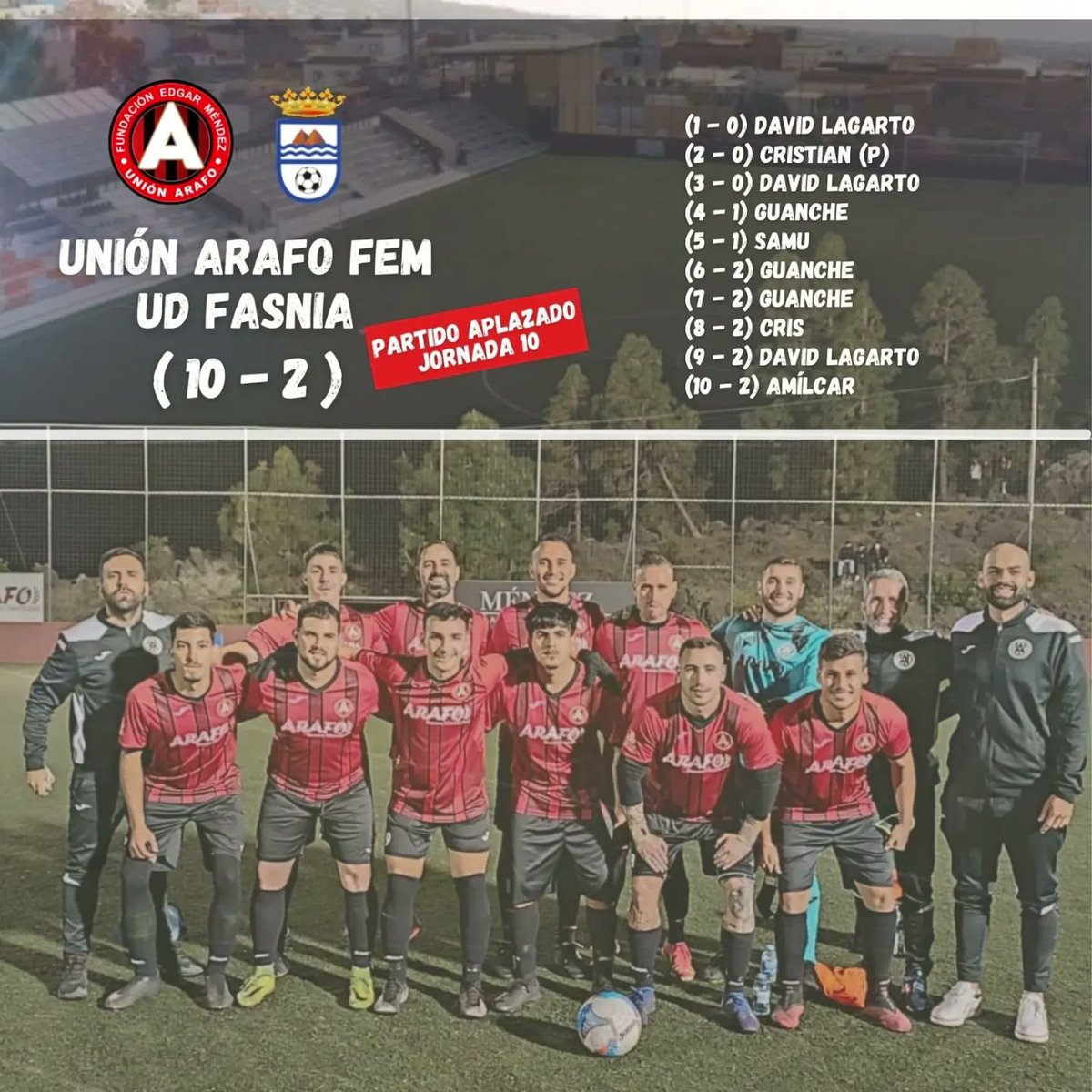 Unión Arafo Fundación Edgar Méndez tweet media