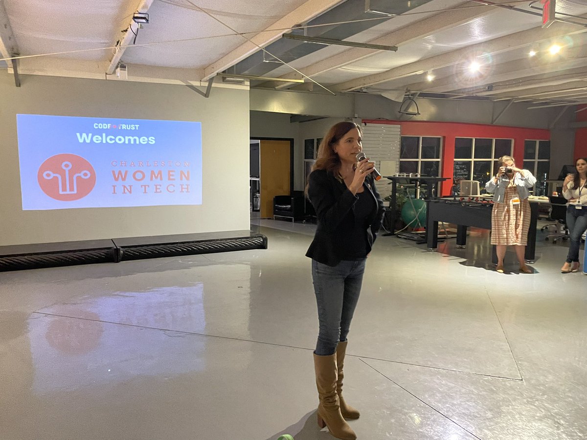 Great first meetup of the year with <a href="/CHSWomenInTech/">Charleston Women in Tech</a>! Many thanks to our hosts at CODE/+/TRUST and our special guest <a href="/NancyMace/">Nancy Mace</a>. 

#womenintechnology  #chs #charlestonsc #womenintech <a href="/cnlock/">Christina Lock</a> <a href="/RachelAlvarad10/">Rachel Alvarado</a> <a href="/KadedraKiner/">K2</a> <a href="/mbwestmoreland/">Mary Beth Westmoreland</a> <a href="/ToddLant/">Todd Lant</a>