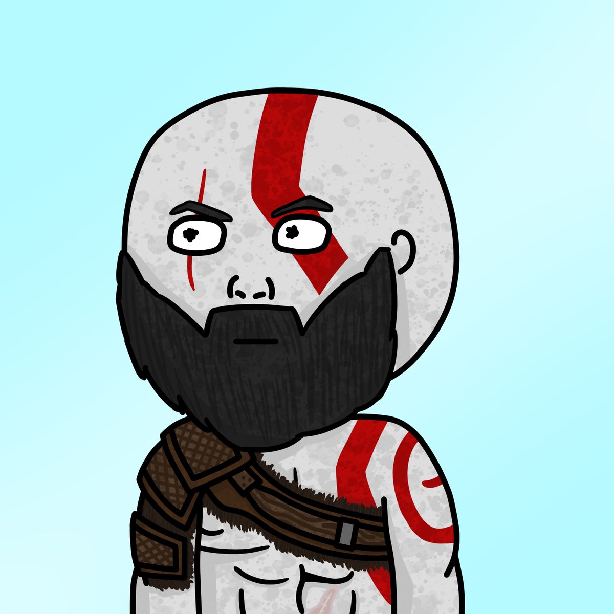 MorgaNFT_art's tweet photo. @NFTJuliette Kratos God of War  prise 0.1 ETH https://t.co/gBz5fOSJwd https://t.co/fR1oH3laxi
