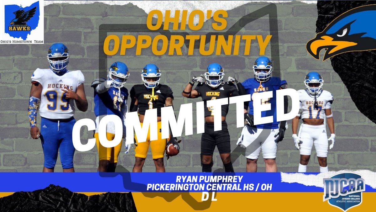 100% Committed #NJCAA #OhiosOpportunity <a href="/Stevewi50751051/">Steve williams</a> <a href="/HockingFootball/">HC Hawks</a>