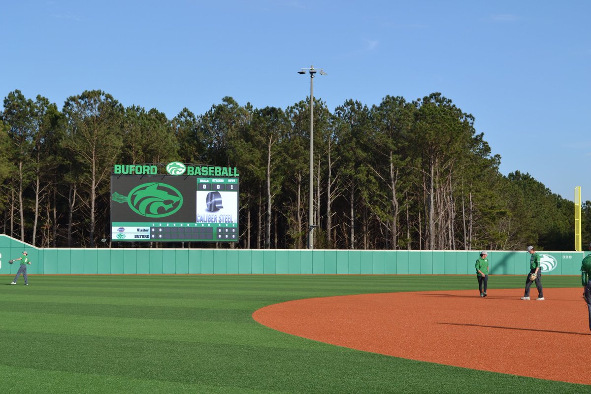 JParkerFormetco's tweet photo. Buford Baseball is back!
Showing off their new 21’x40’ 16mm Video Scoreboard.
#jumbotron #videoscoreboard @Bwolvesbaseball https://t.co/uTEpjtff3F