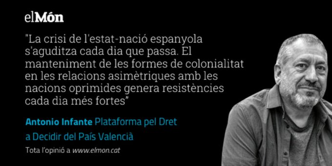 La crisi del PP, reflex de la crisi de l’estat 
"El resultat de tot plegat és una crisi d’Estat que han intentat superar amb la conversió de Madrid en una brutal aspiradora de recursos..."
elmon.cat/opinio/la-cris…