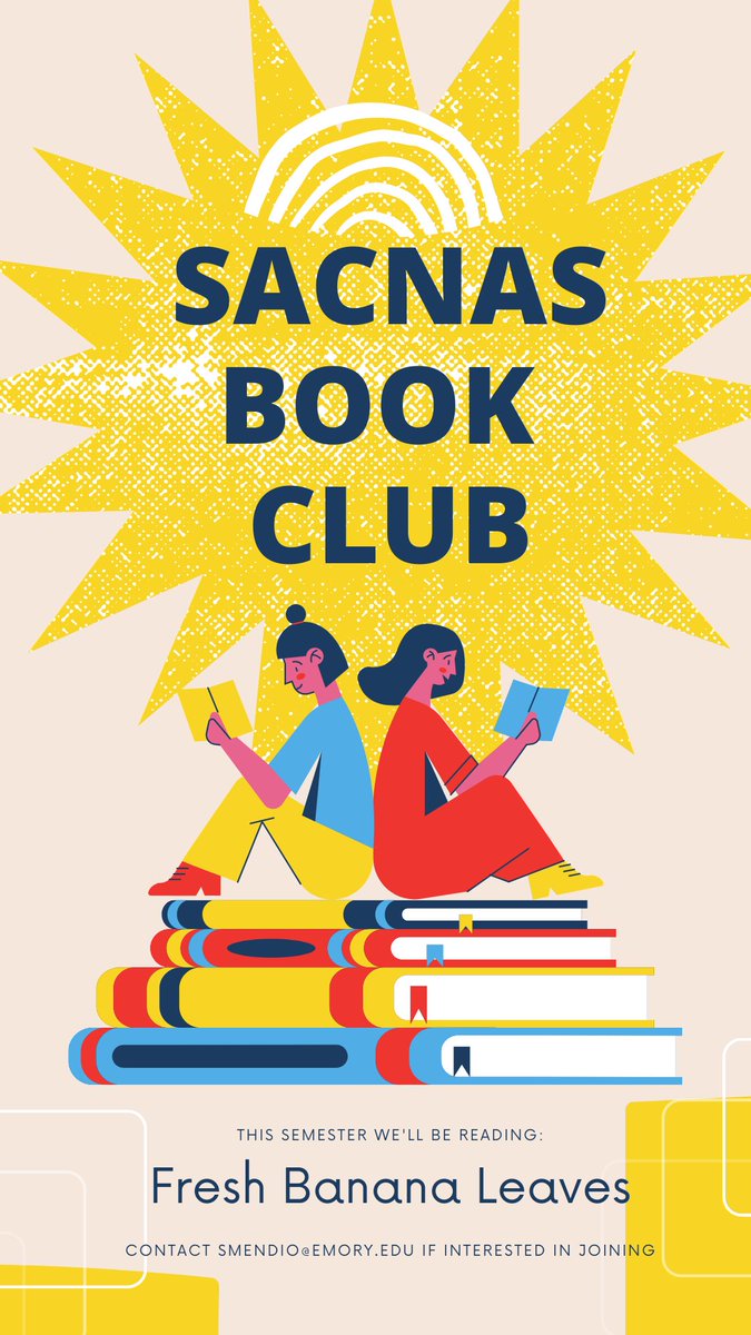 SACNAS at Emory (@emory_sacnas) on Twitter photo It's not too late to join our inaugural book club! We'll be reading Fresh Banana Leaves: Healing Indegenous Landscapes through Indigenous Science by <a href="/doctora_nature/">Dr. Jessica Hernandez</a>!!! It's not too late to join our inaugural book club! We'll be reading Fresh Banana Leaves: Healing Indegenous Landscapes through Indigenous Science by <a href="/doctora_nature/">Dr. Jessica Hernandez</a>!!!