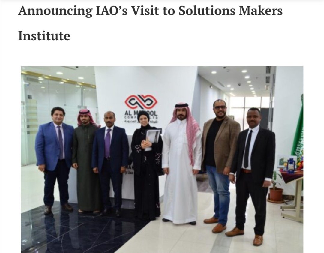 Solution Makers Training Institute is taking an extra mile towards quality by obtaining a new accreditation through IAO’s