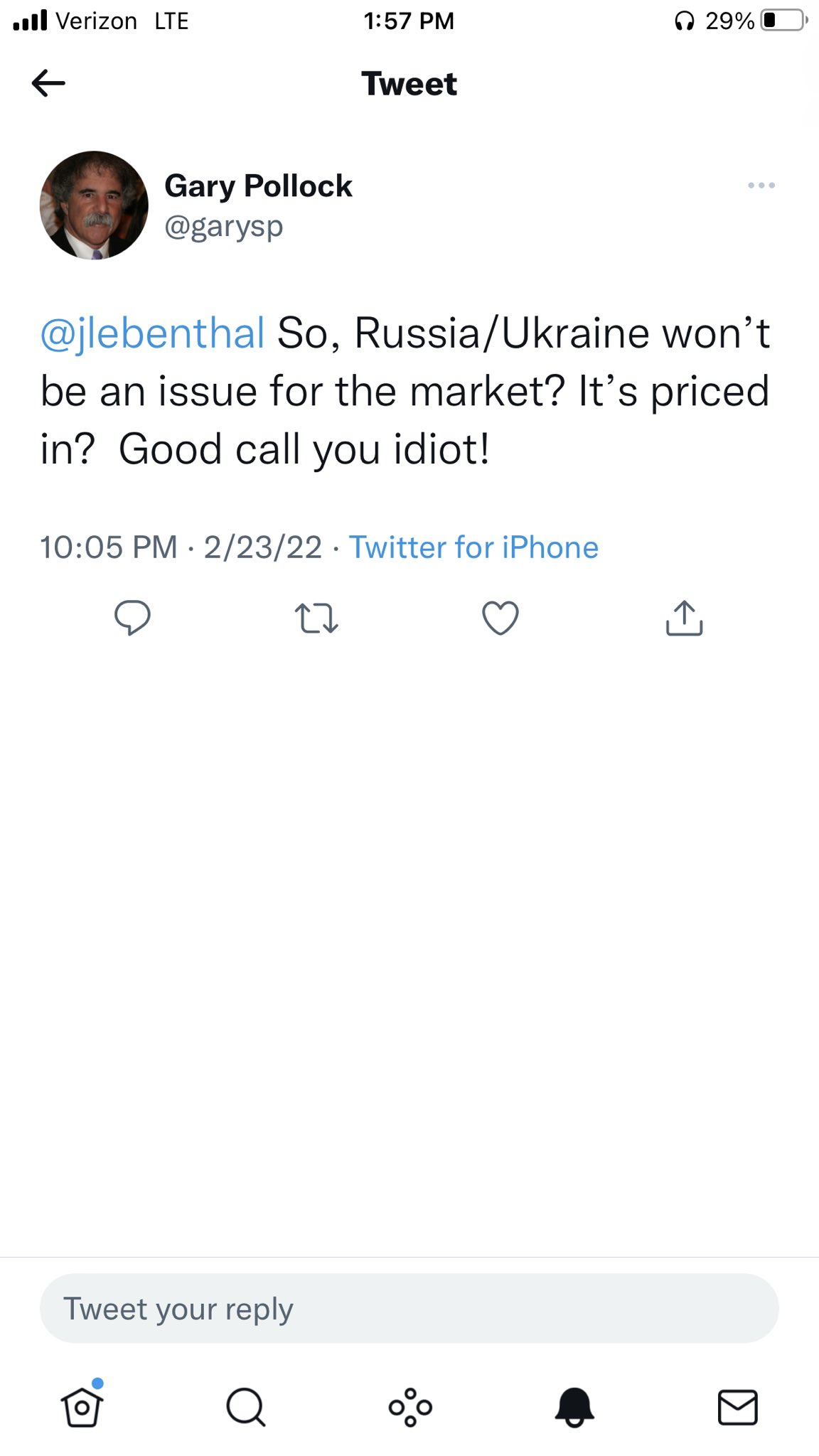 Jim Lebenthal (jlebenthalBlog) / Twitter