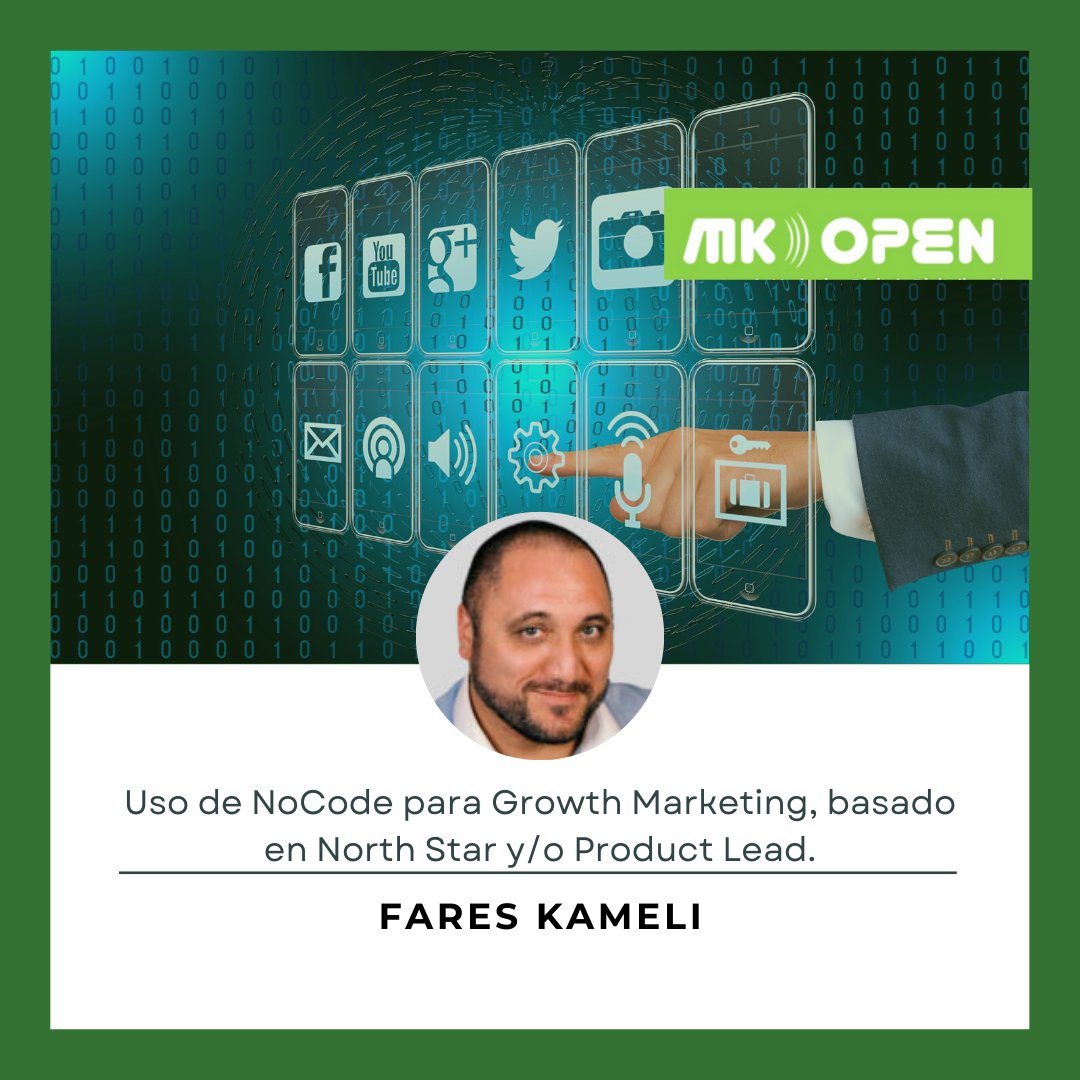 AenoaFormacion's tweet photo. #mkOpen #congresoaenoa
Hoy clausuramos esta jornada y nuestra sala digital con Fares Kameli hablando sobre Nocode.... https://t.co/Zt9iFpJWMa