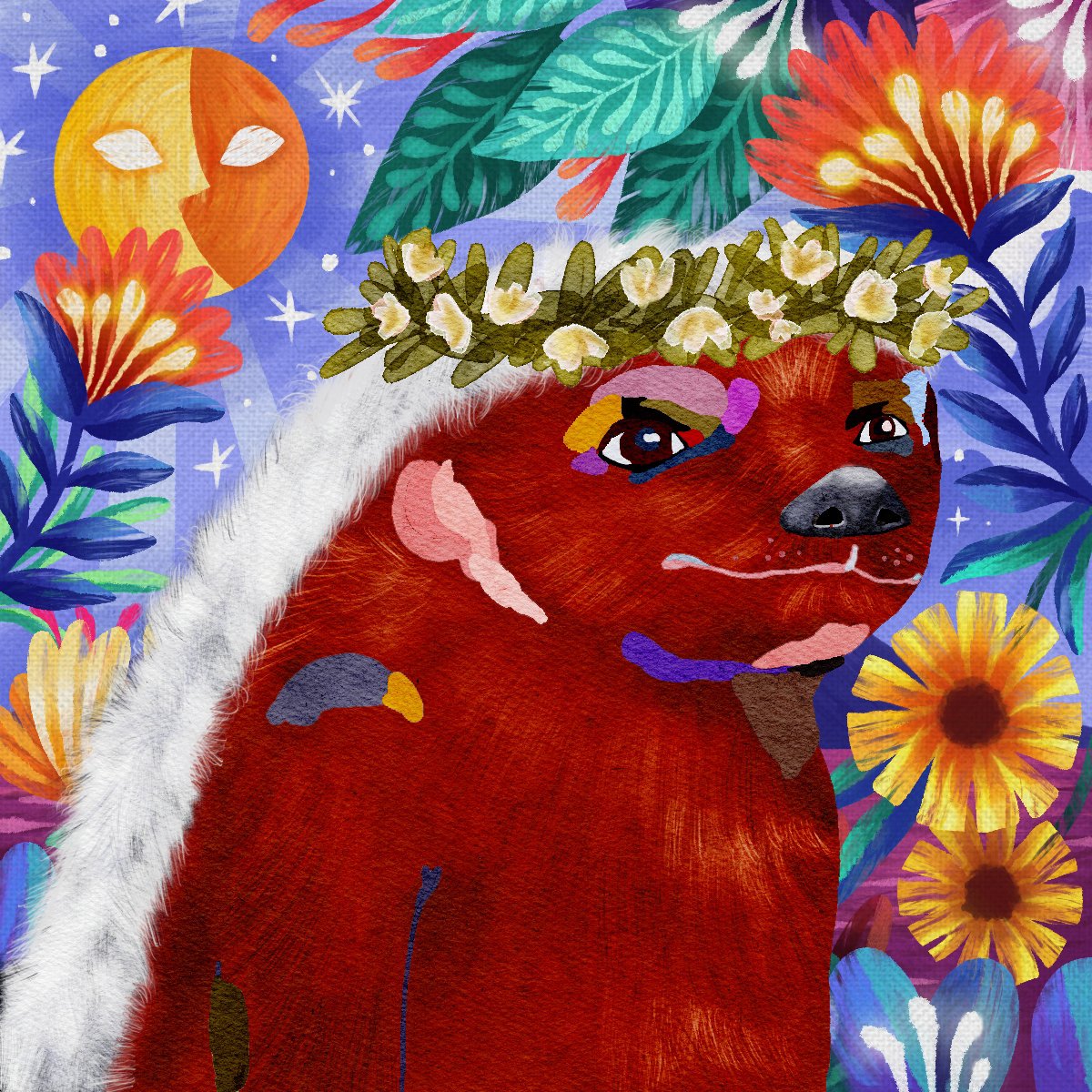 And we're not done yet! 3/6 Background Squad members have been revealed! Here's a sneak peek at Background Squad member #4's work... Who could she be? We think you'll get this one! #HoneyBadges 🌸