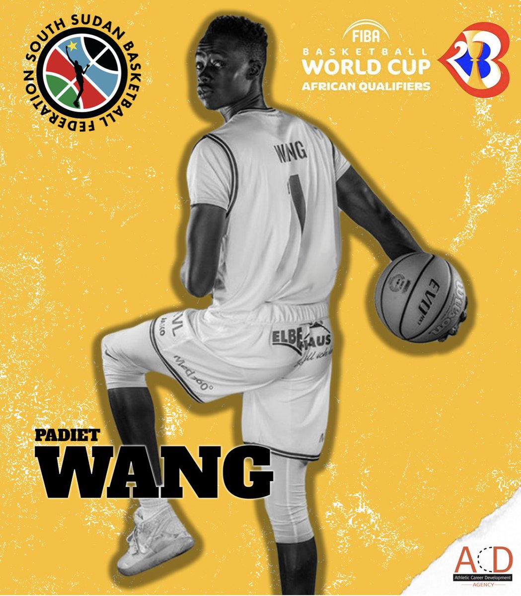 Padiet Wang <a href="/padiet_wang05/">P Wang</a> has been summoned to play in the <a href="/FIBAWC/">FIBA Basketball World Cup 🏆</a> qualifiers for <a href="/SSBFed/">South Sudan Basketball</a> South Sudan 🇸🇸 

Padiet &amp; teammates will tip off against Rwanda 🇷🇼 tomorrow in Dakar, Senegal before games against Tunisia 🇹🇳 &amp; Cameroon 🇨🇲 over the weekend