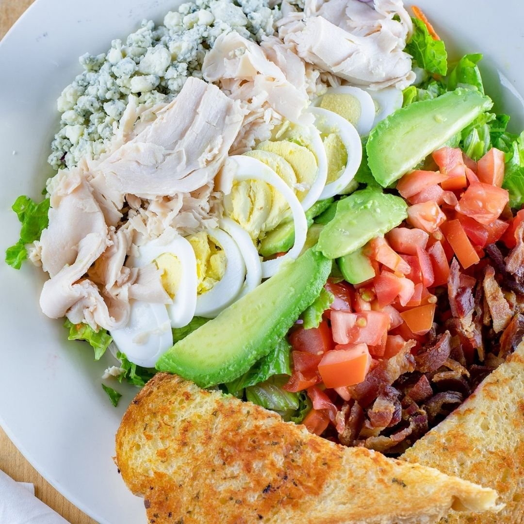 Who doesn't love a classic Cobb Salad?! We know we can't resist them! Come in for lunch and enjoy a half-sized portion for just $8.25!

 #riversidecalifornia #riverside #ucriverside #tacotuesdays #californiafood #californiafoodie lakealicetradingco.com