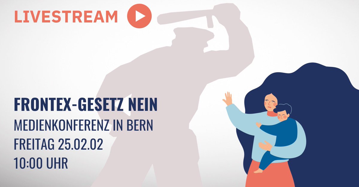 📅 FREITAG #Frontex-Referendum 10:00
▶️  S. Farkhondeh | <a href="/NetworkMigrant/">Migrant Solidarity Network</a>
▶️  M. Zerai | Alarmphone 
▶️  G. Coulon | @DroitdeRester 
▶️  <a href="/bglaettli/">Balthasar Glättli🌻 🕊</a>  | <a href="/GrueneCH/">GRÜNE Schweiz</a> 
▶️  <a href="/danieljositsch/">Daniel Jositsch</a> | <a href="/spschweiz/">SP Schweiz</a> 
▶️  A. Meier | Theologin 
▶️  SeaWatch | Aktivistin       
youtu.be/GORnYDRsdRU