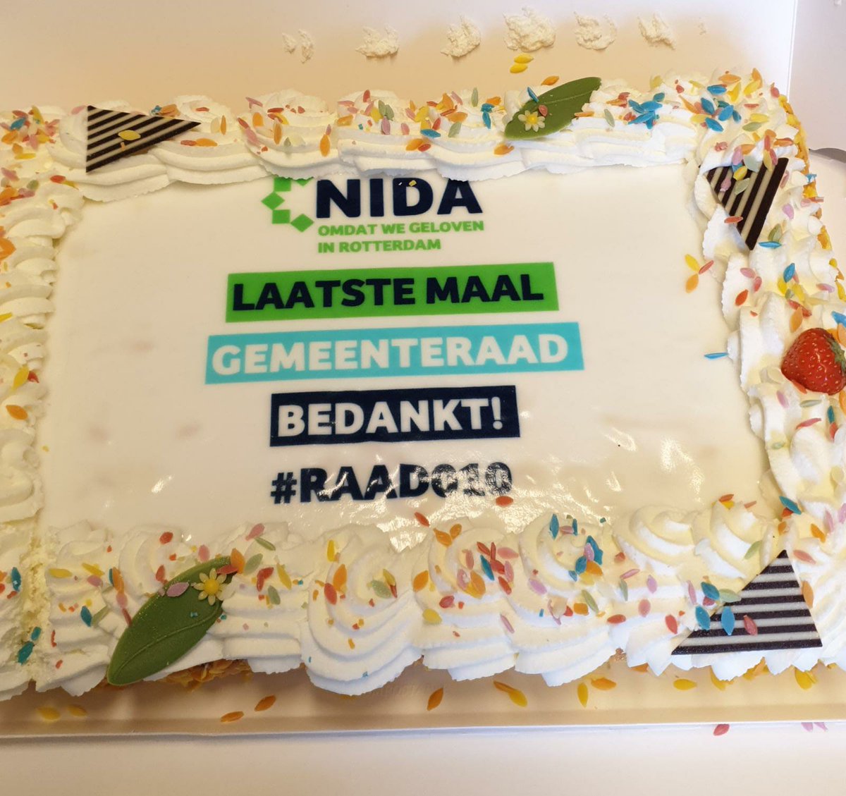 Vandaag laatste maal #raad010 Bedankt!