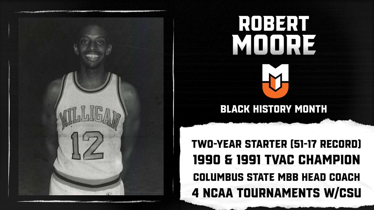 MilliganBuffs's tweet image. 𝐁𝐥𝐚𝐜𝐤 𝐇𝐢𝐬𝐭𝐨𝐫𝐲 𝐌𝐨𝐧𝐭𝐡: Robert &quot;Reed&quot; Moore (&apos;91) (@CSUcoachmoore) won back-to-back TVAC Championships as a player for @MilliganMBB and is now the head coach at @CSUCougars! #BuffStrong🦬 #BHM