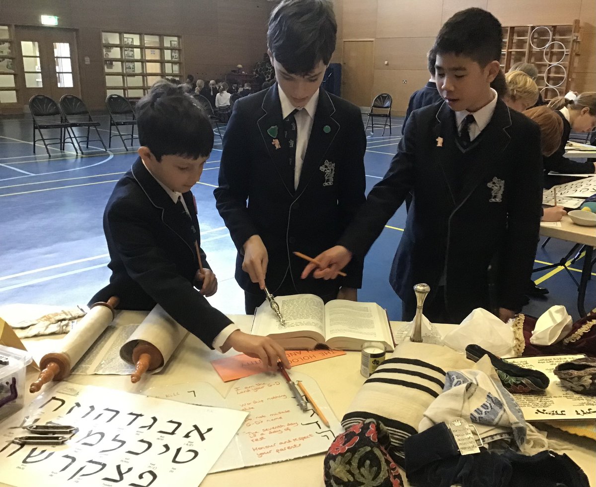 #LJSYearSix enjoyed exploring Jewish artefacts and learning more about the Jewish faith in their <a href="/judaism4schools/">Judaism For Schools</a> workshop. #WeAreLJS #LoveOfLearning