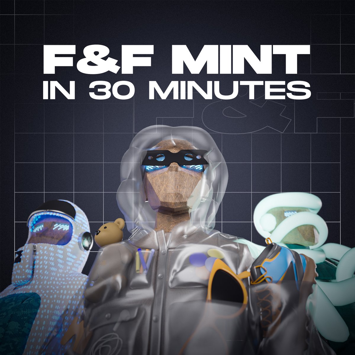 InternetMadeNFT's tweet photo. Friends &amp; Family Mint is happening in 30mins at 5PM GMT Today! 

You can access the official minting page here: https://t.co/ghUJENBetp

You have 24 Hours to secure your Free Mint🕐 https://t.co/hj8WudA8Ch