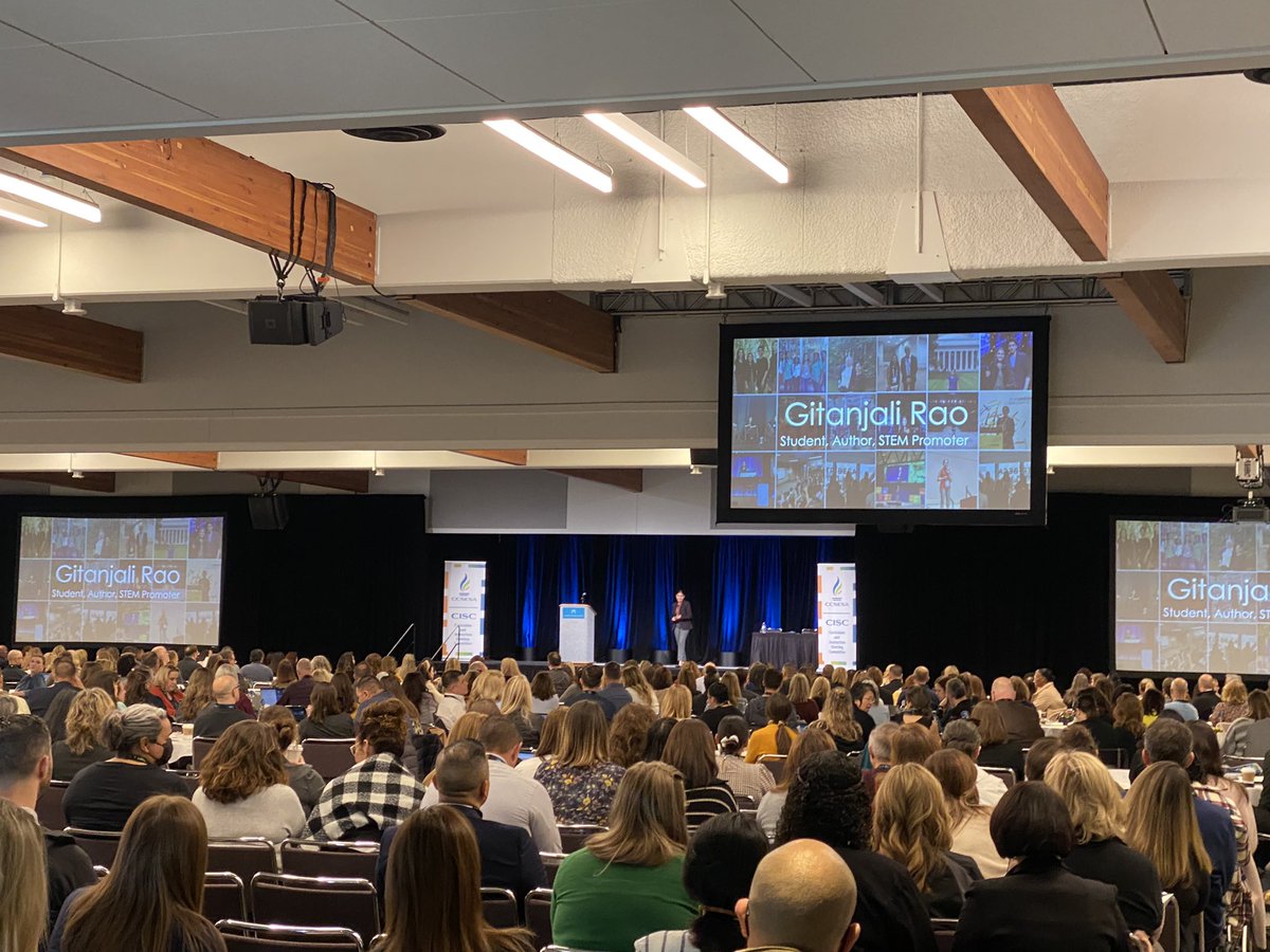Catlin_Tucker's tweet image. 💛So inspiring to hear @gitanjaliarao share her story! #CISC2022
