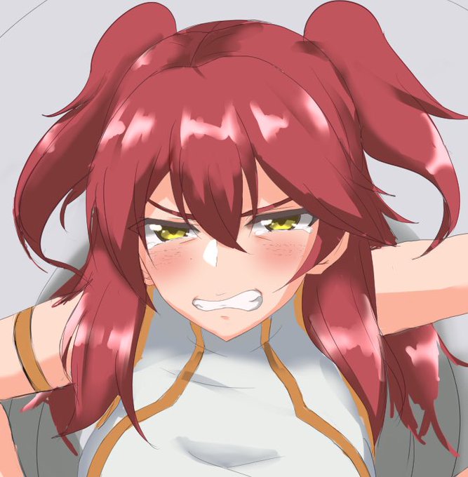 進捗 怒ってる顔ばっかり描いてるような 