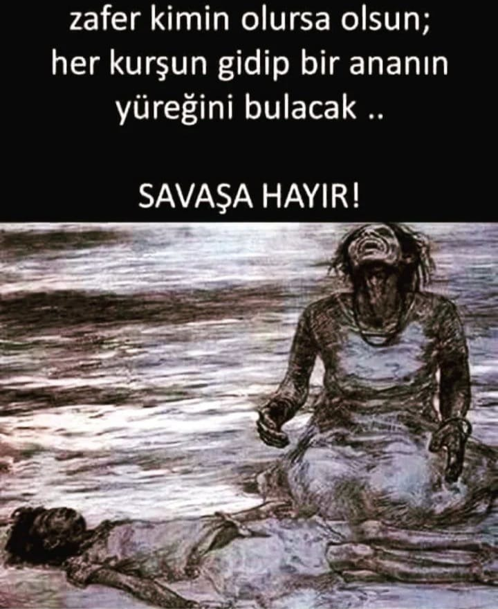 karadeniz8's tweet photo. SAVAŞA HAYIR  

Suriye'de savaşa evet diyenler de şimdi ne oldu da savaşa hayır diyor acaba neden?

#BizimSavaşımızDegil https://t.co/rTIZKnCeuj