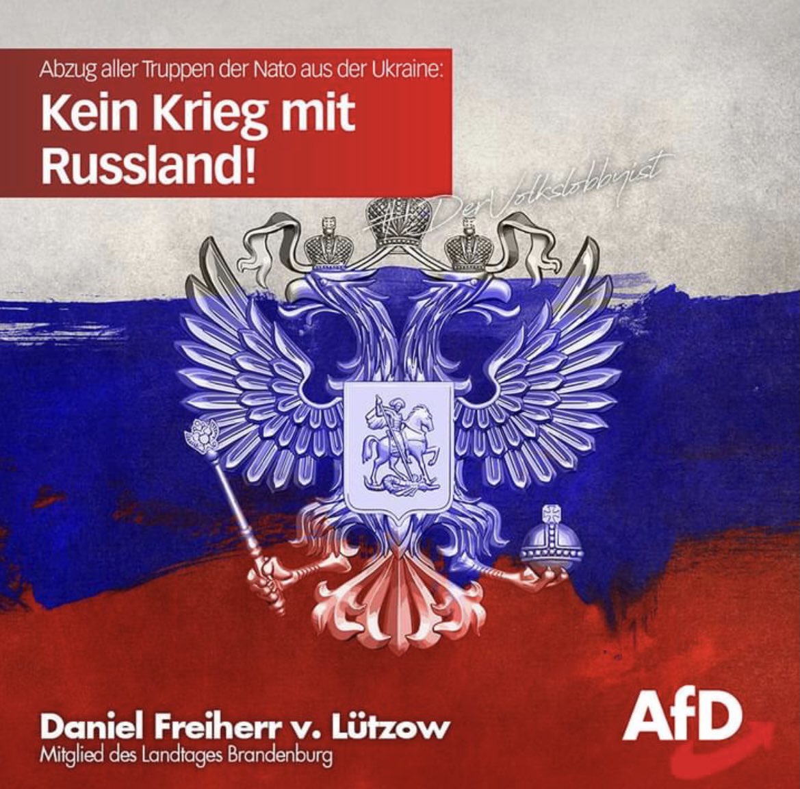 georgrestle's tweet image. Putins treue Freunde in der #AfD. (Abzug aller NATO-Truppen???)