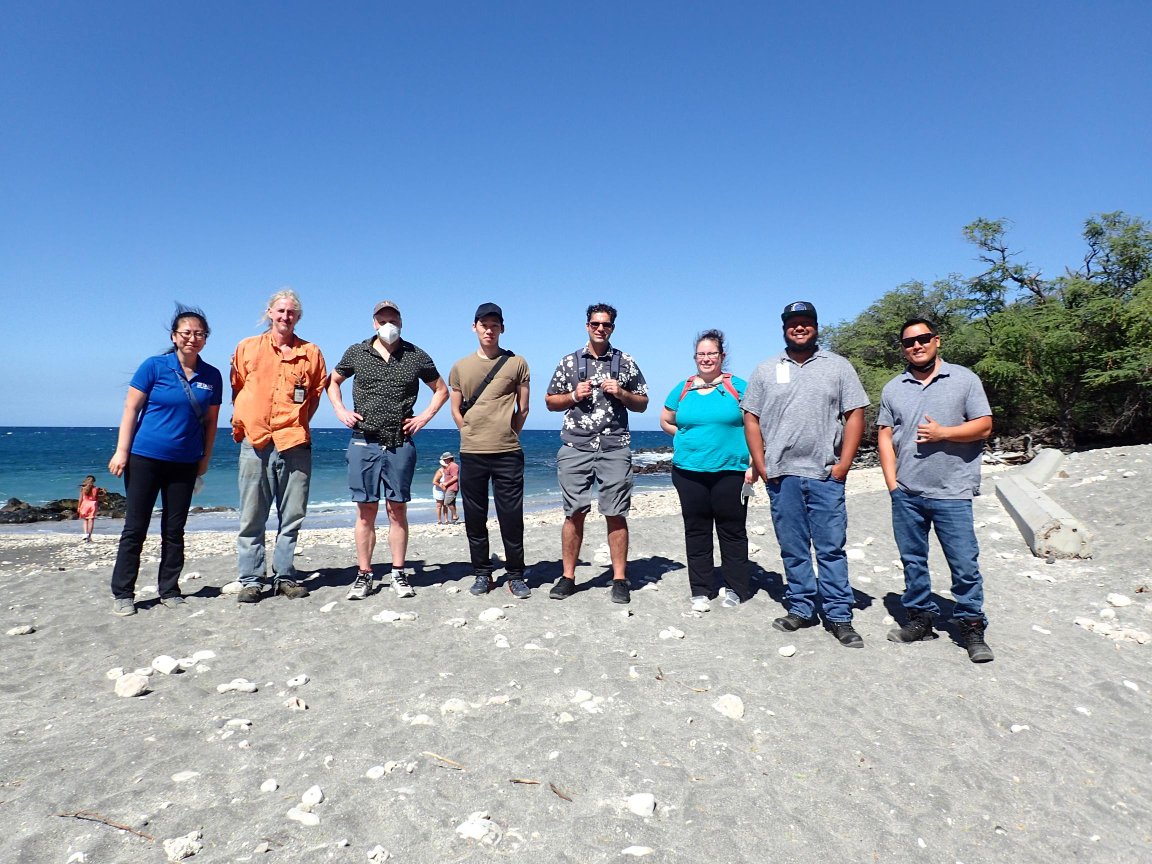 Hawaii Aedes project team conducting site visit in the big island.