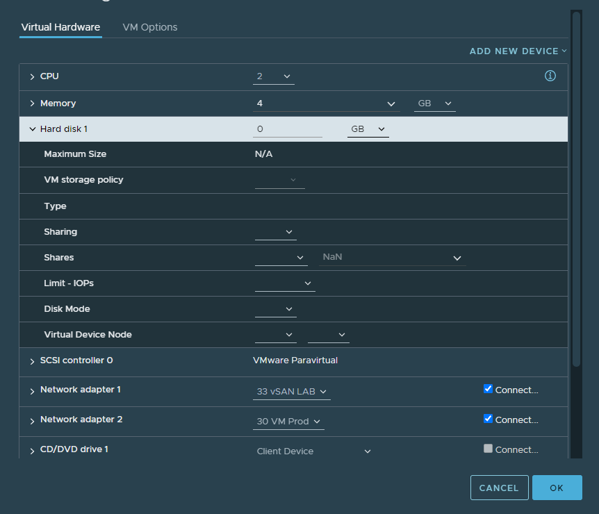 MicheleDomanico's tweet photo. What to do when some of the VM settings aren't available or editable? Chances are this is a VCSA SSL mismatch. Let's see how to easily fix it @vExpert #homelab https://t.co/aND8jjz34s