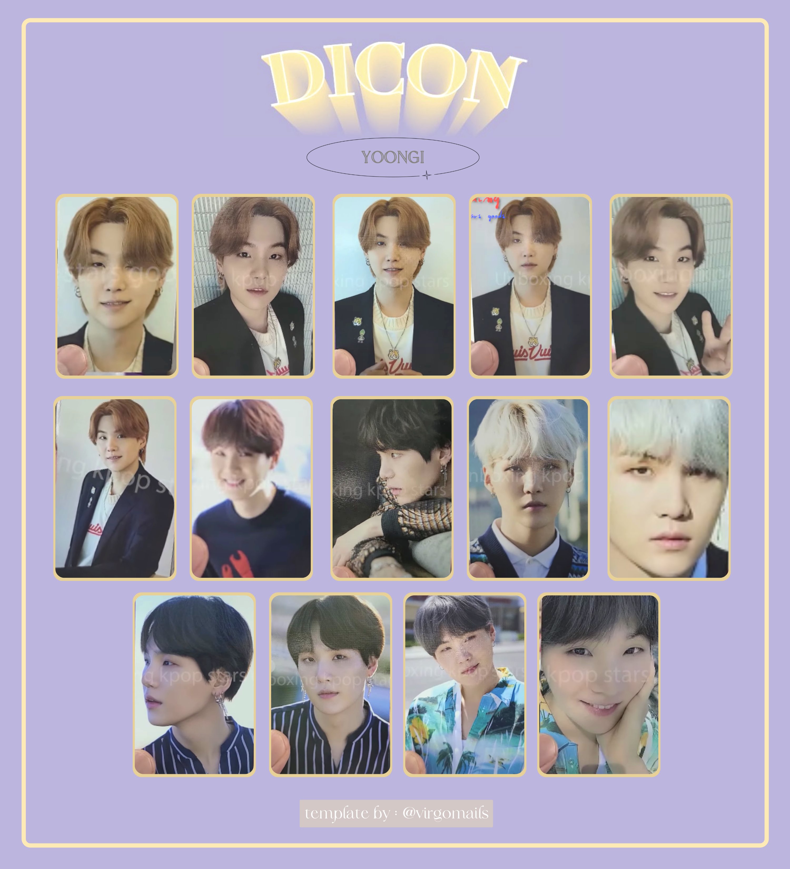 BTS Dicon ユンギ SUGA BTS Dicon vol.10 SUGA yoongi photobook Member Edition All