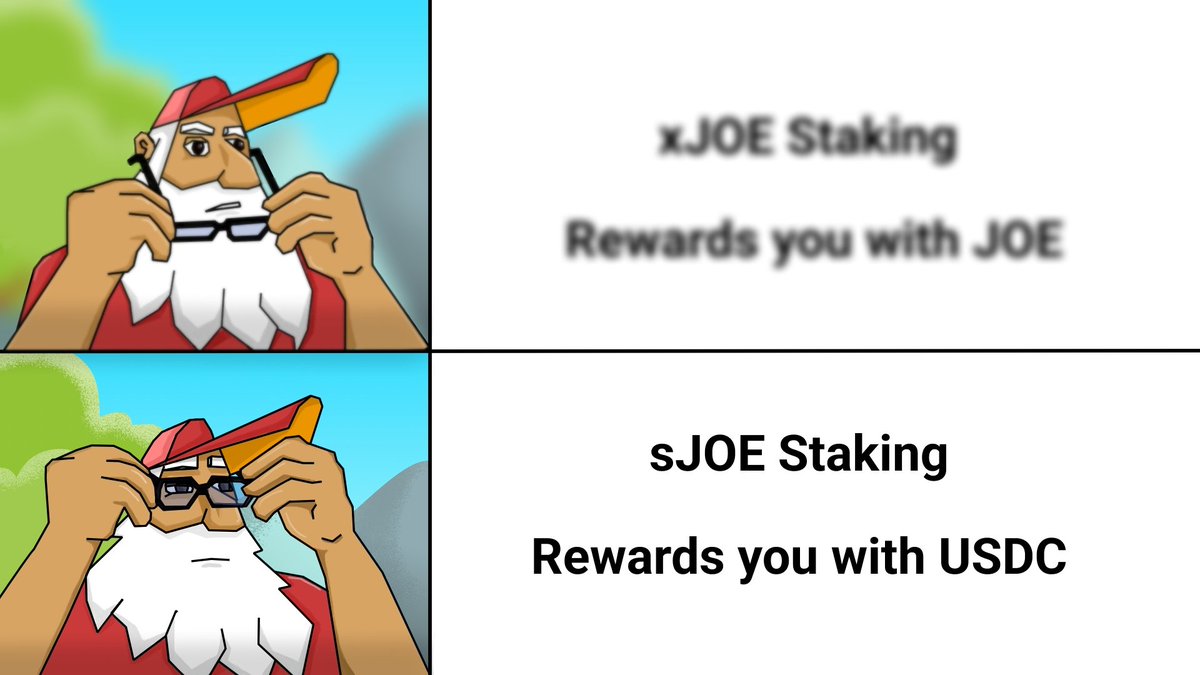 CryptoHustles's tweet photo. $sJOE Staking goes live tomorrow (25th)
Stake $JOE and earn $USDC 

What happens to xJOE?
$xJOE will "remain" on the platform and partner platforms, but $xJOE will stop compounding daily relative to $JOE

You can unstake from $xJOE at any time via the Staking page on the platform https://t.co/kyW2i4eBZe
