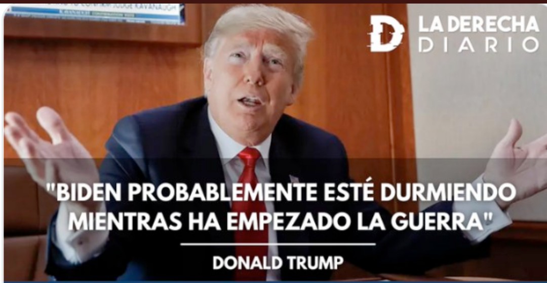 ArielLaraRDN26's tweet image. Con el "peligroso" Trump:
- CHINA no se atrevió con Taiwan
- RUSIA no se atrevió con Ucrania
- COREA del Norte dejó de intimidar a su vecina del Sur
- IRÁN paró su carrera nuclear
- Eliminó el ESTADO ISLÁMICO #TerceraGuerraMundial