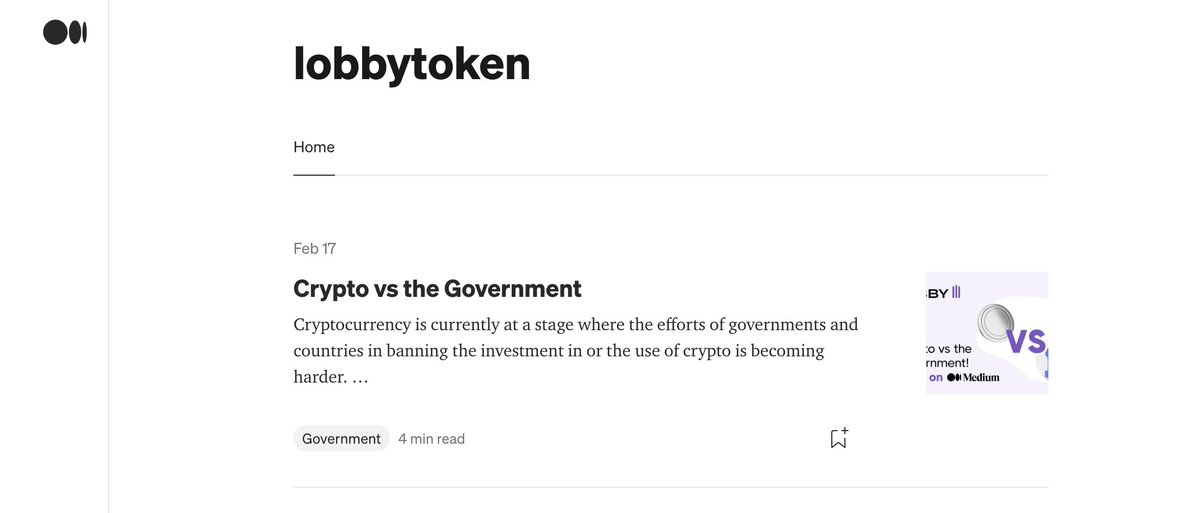 lobby_token's tweet photo. 🟪 #Lobby -
The perfect source of information and articles about regulations regarding #Defi, #DEX's and #stablecoins.

📑
Lobby articles on @Medium 👇
🔗https://t.co/lpn7b2VBlT
#mediumwriters #LetsLobby #government $lby https://t.co/ouSMHPlCDq