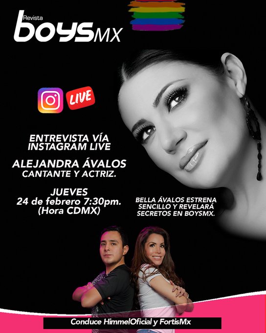 Coronada Reina Gay, esta noche @AvalosAle nos revelará secretos en nuestro #InstagramLive @revistaboysmx