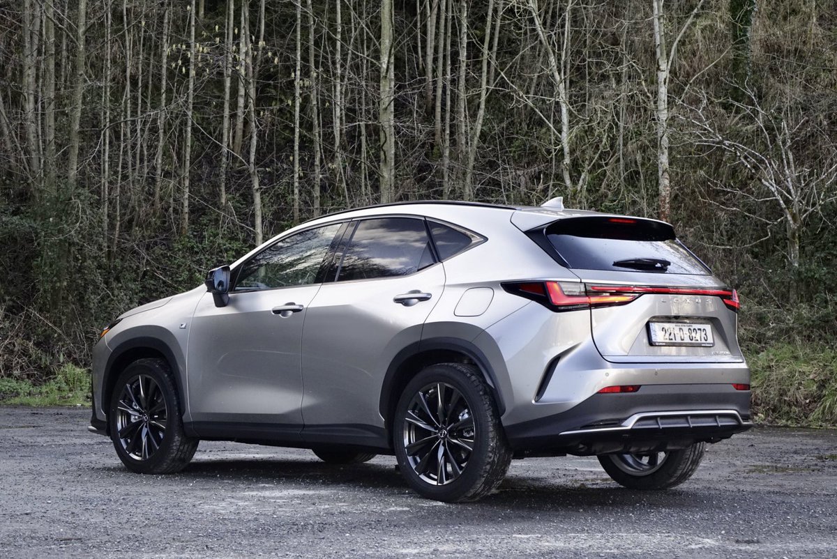 Shane_O_D's tweet photo. I have the new Lexus NX on test this week, in smooth 450h+ plug-in hybrid guide. Really likeable car. https://t.co/wrhOAWlo5O