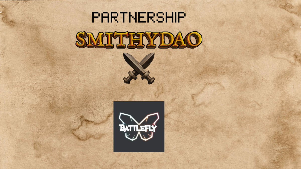 SmithyDAO's tweet photo. SmithyDAO X Battlefly

BattleFly is a DeFi strategy game built on top of $MAGIC

Win 40 BattleFly WL Spot 

1️⃣ Follow @SmithyDAO and @BattleFlyGame 
2️⃣ ❤️, RT, Tag 5 friends

⏰ 2 h

#WLGiveaway #NFTs $MAGIC https://t.co/3sRKCm9h2J