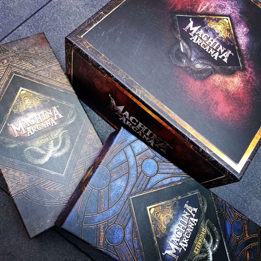 padregamer's tweet photo. Machina Arcana ya está en casa! Éste fue el último Kickstarter en el que participé. Esperándolo desde el 2020... https://t.co/NreWjUXlf6