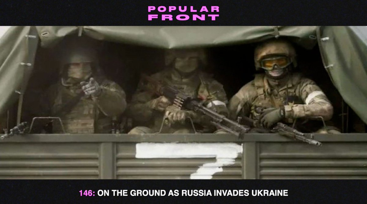 Jake_Hanrahan's tweet photo. New @PopularFront_ podcast episode out now: We speak to Ukrainian journalist @SergSlip1 about #Russia's ongoing attacks on #Ukraine civilians and military infrastructure.

‣ Episode: https://t.co/IkRdjXXIjo

‣ Support: https://t.co/xqn7QLj2ta https://t.co/p04Ii2HBH3
