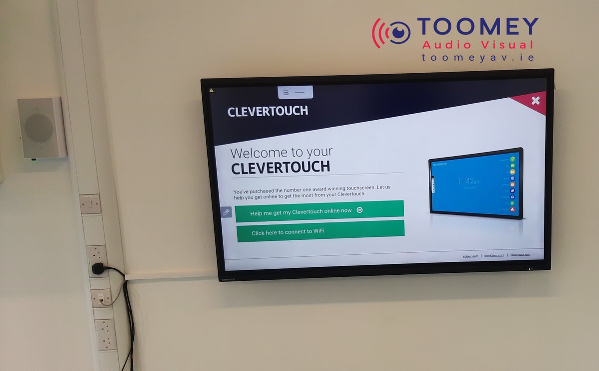 toomeyav's tweet image. Another happy customer in Donegal today, 4 x more @myClevertouch  Impact 65 Panels installed. #toomeyav #clevertouch #edtechie