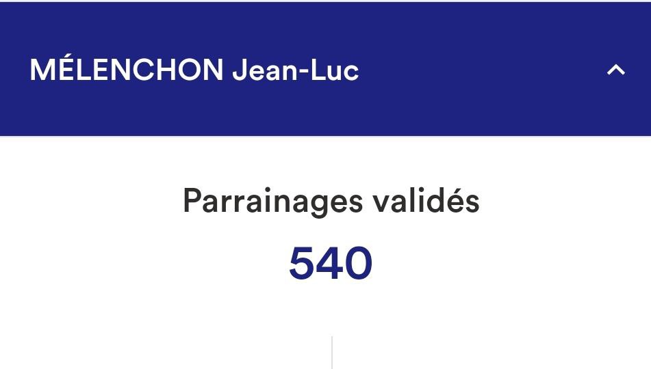 TrouveAurelie's tweet photo. Étape des 500 #parrainages franchie ! 👏👏

Au moins un soulagement et un espoir aujourd'hui :  les électeurs et électrices pourront voter pour le programme de l'AEC porté par @JLMelenchon le 10 avril prochain. https://t.co/ZUGxM0Xv7L