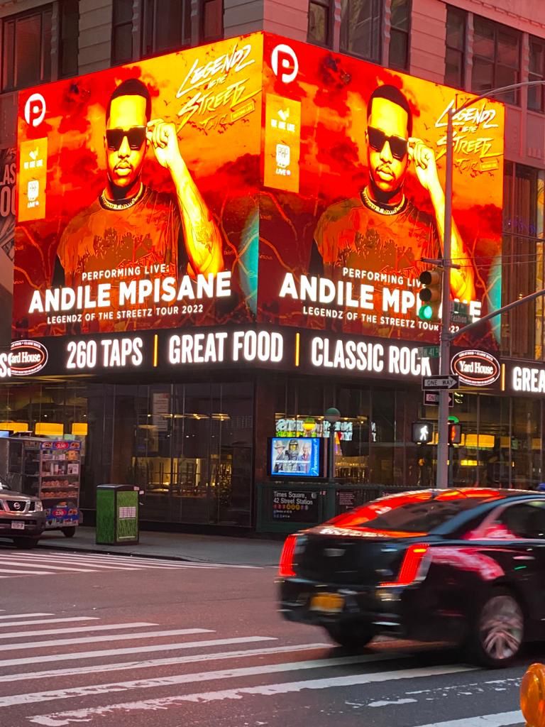 Hiphoplane_'s tweet photo. MUSIC NEWS!!!!
Andile Mpisane spotted at Time Square Billboard in NYC #RapPlugLive https://t.co/36UBvQNnjR