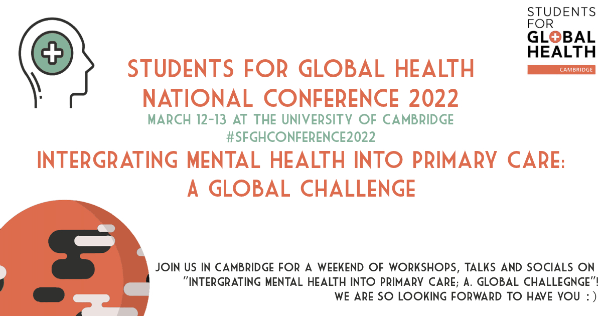 🎉Conference tickets are available NOW!🎉

We are proud to be hosting this year's SfGH Global Health Conference in-person here in Cambridge! 🌍

We can't wait to see you🤩

📆March 12-13th
🎟️ Tickets here:
eventbrite.co.uk/e/integrating-…

#sfghconference2022 #globalhealthlocalissue