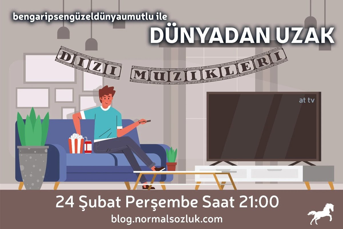 bengaripsengüzeldünyaumutlu ile dünyadan uzak radyo yayınında bu hafta “dizi müzikleri” var. Yazarlarımızın anonsları ve yayıncımız bengaripsengüzeldünyaumutlu’nun sunumuyla saatler 21:00'de Sözlük Radyosu’ndayız!
<a href="/normalsozluk/">normal sözlük</a> #sözlükradyosu #radyo #bengaripsengüzeldünyaumutlu