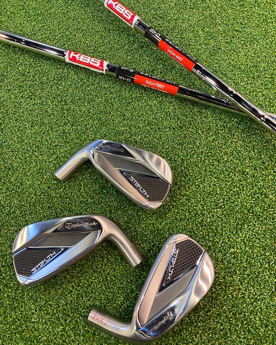Look what’s arrived. The All new <a href="/TaylorMadeTour/">TaylorMadeGolfEurope</a> Stealth Irons are in the building ready to custom fit. Get booked in!!! #stealth #carbon #taylormade