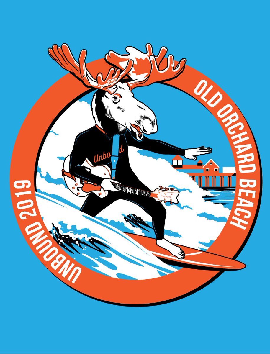 davehulteen's tweet photo. #silkscreen design for #unbound at #oldorchardbeach 🏄♂️ #vectordesign #surfdesign #surf #surfing https://t.co/tkJWNXDVzh