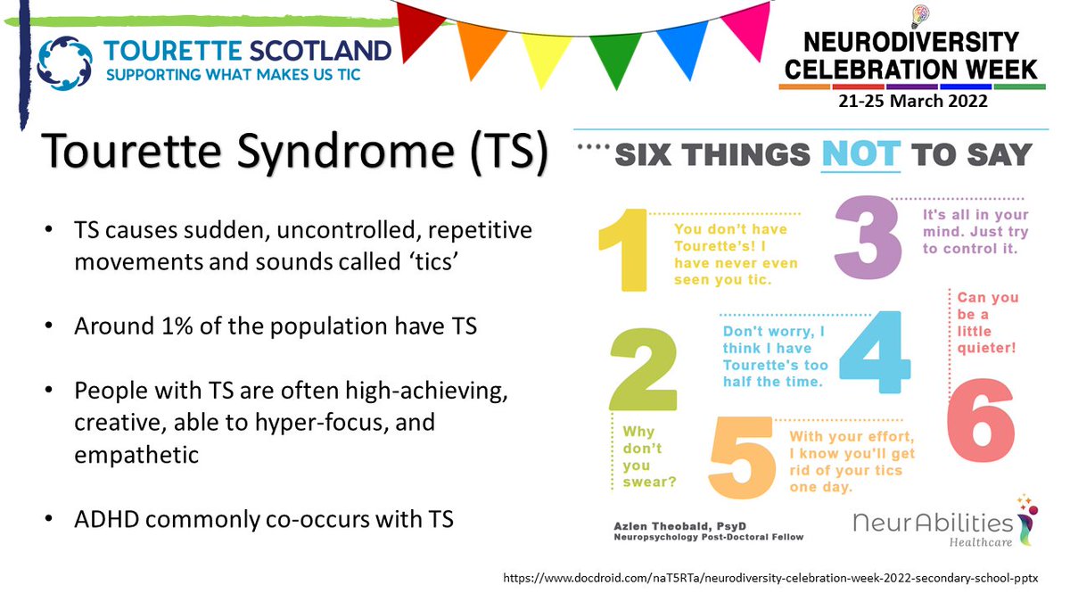 tourettescot's tweet photo. Each day, we’ll focus on a common neurodiverse condition and look at some famous faces who have embraced theirs! We’ll start with Tourette’s. We talk about TS all the time (obvs!), so we’ll be quite brief about this one. ♥️@billieeilish 
#NeurodiversityCelebrationWeek https://t.co/0IA1Y1uKyl