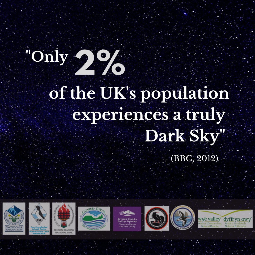 Did you know?✨ 98% of the UK population is living under heavily light-polluted skies. This means they can see 10 or fewer stars at night. With statistics like this, we thank our stars who live in Wales!🤩 Check out this free resource from @NatResWales👇 bit.ly/3sJaXcx