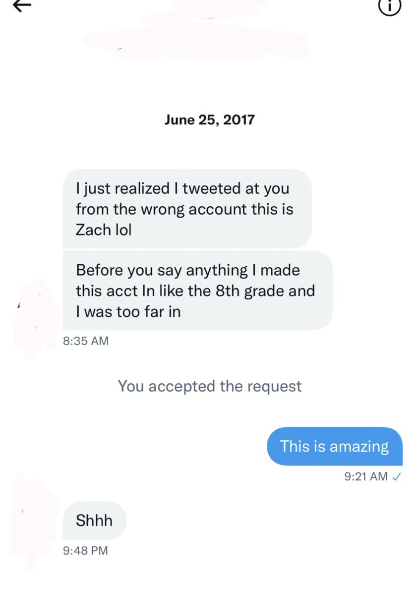 AnnaMariee21's tweet photo. @z9chery Never forget the time you accidentally tweeted at me from that account and subsequently doxxed yourself lol https://t.co/k49YhIfvhU