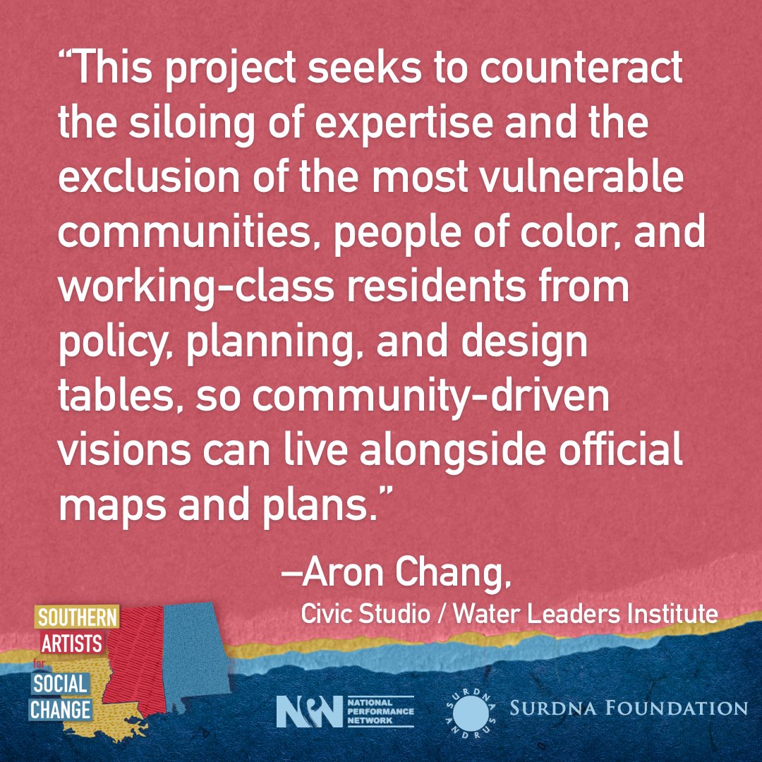 NPNarts's tweet photo. Here’s what the Southern Artists for Social Change Cohort 2 have to say about their work. Learn more about their projects: https://t.co/xkVZtBYyQ2

@Surdna_Fndn @JCTellsStories @scrollworks @stpaulumc_bham @civicstudiocoop @AnotherGulf_ @MoniqueVerdin https://t.co/gKHg6asvLM