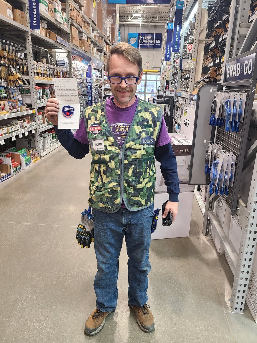 Newly hired, John in Plumbing, received two excellent survey for his Smart customer service.   Thank you for your hard work.