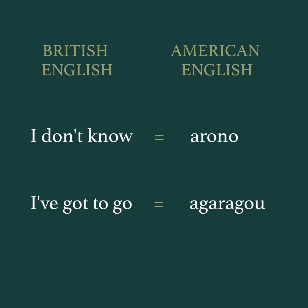 English being English! #language #english