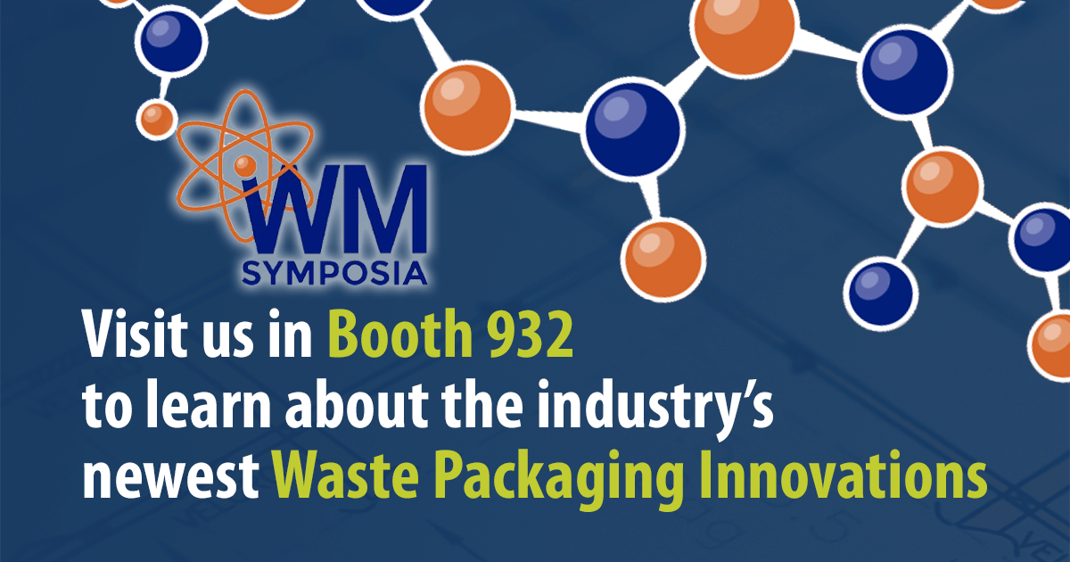 pactec's tweet photo. We are looking forward to a fantastic in-person WM Symposia this year. Please visit BOOTH #932 and learn more about the exciting new packaging innovations @pactec is making...
#wastepackaging #innovation #patentedsolutions https://t.co/YSGBBy4Ms2