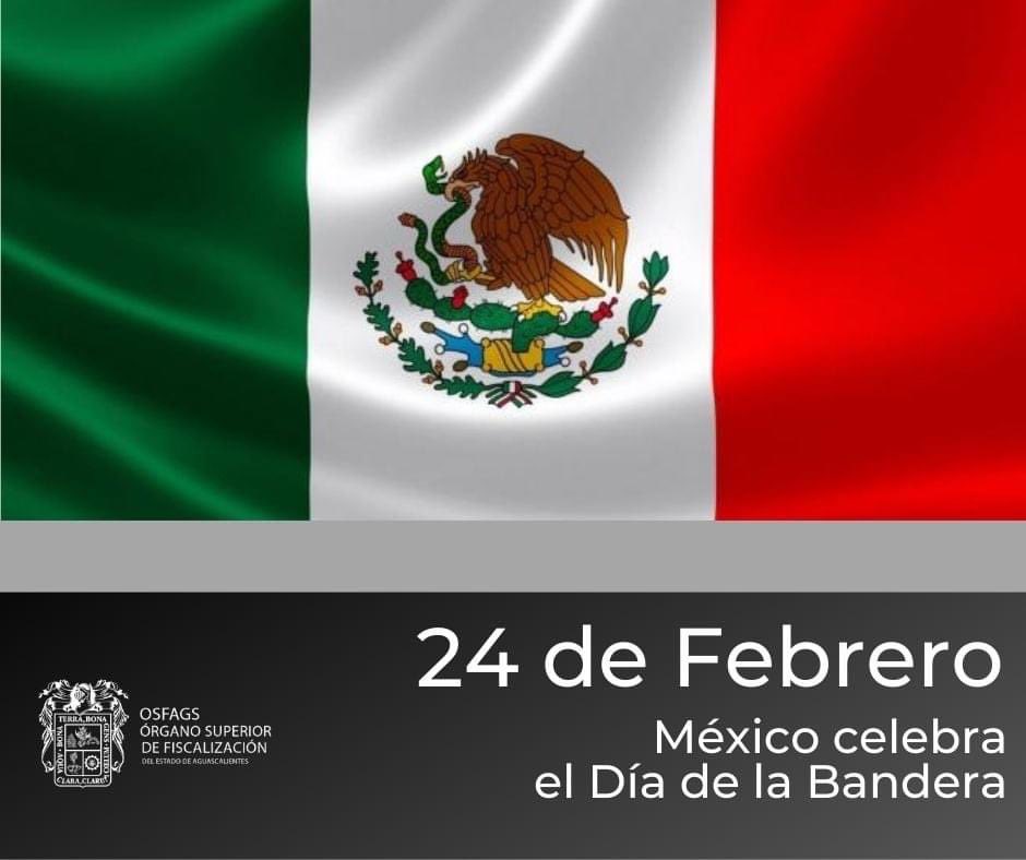 osfags_redes's tweet photo. La bandera es uno de los tres símbolos patrios del país, y representa la unidad, la esperanza y el patriotismo del pueblo mexicano.
#osfags #aguascalientes #DiaDeLaBandera #24DeFebrero https://t.co/UJmXBusDI3