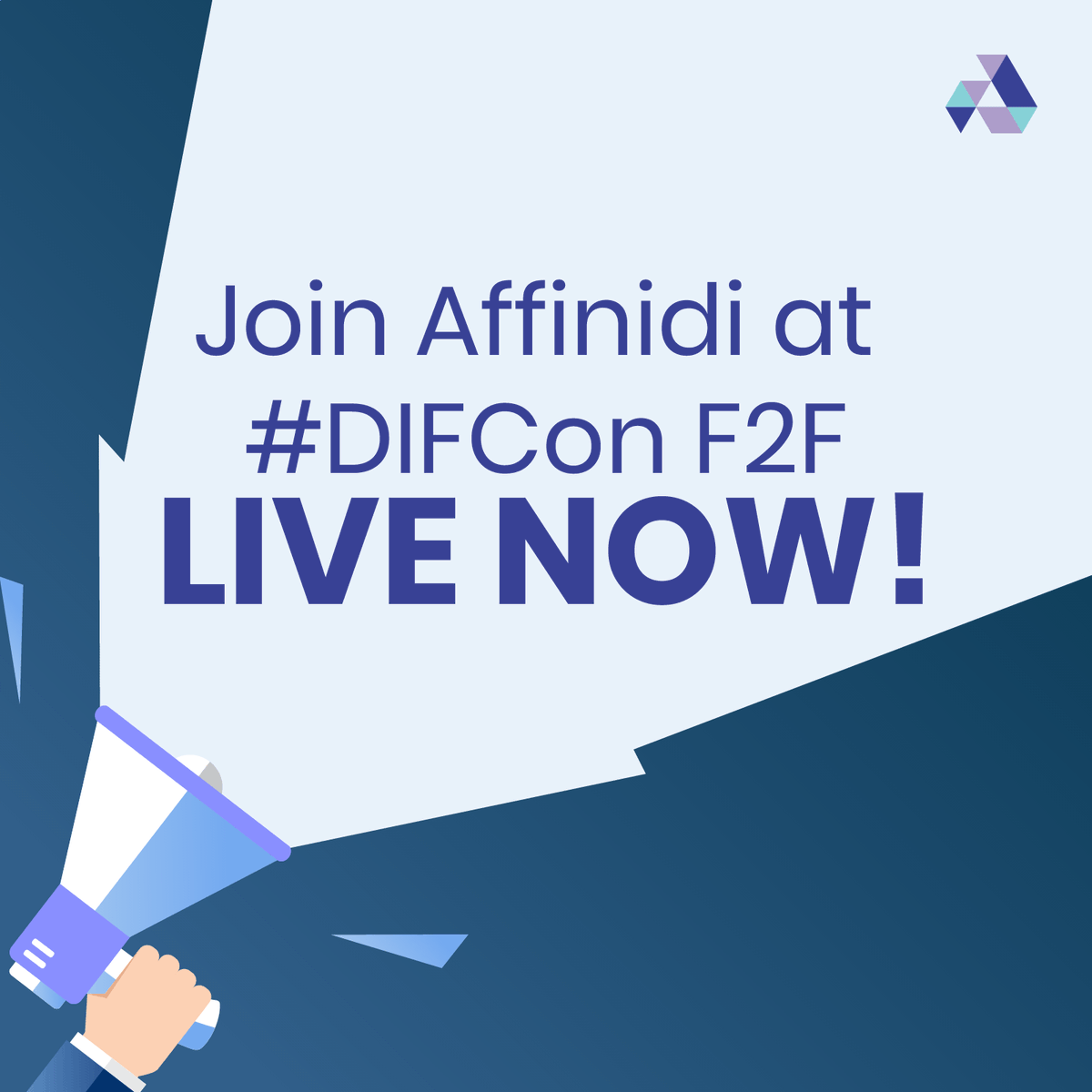 affinidi's tweet photo. The #DIFCon F2F Virtual Community Meeting is LIVE! Tune in now to catch the latest news and developments from the world of decentralized identity. Follow us for more updates. https://t.co/2UmS9OXD66 https://t.co/ty0WBgRZTW